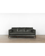 Load image into Gallery viewer, Morrison Wood Base Leather Sofa