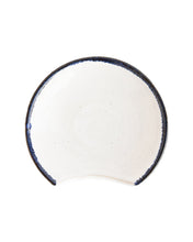 Load image into Gallery viewer, Blue Rimmed Spoon Rest