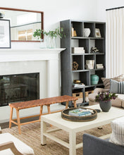 Load image into Gallery viewer, Alfie Woven Leather Bench