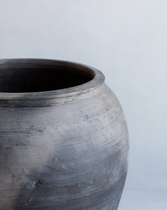 Brushed Charcoal Vase