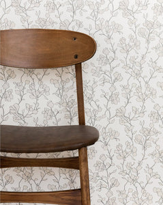 Blair Sketched Floral Wallpaper