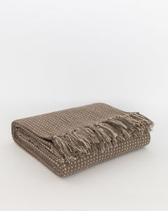Broken Weave Cotton Throw