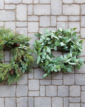 Load image into Gallery viewer, Faux Seeded Eucalyptus Wreath
