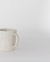 Load image into Gallery viewer, Glossy White Scalloped Pitcher

