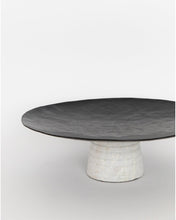 Load image into Gallery viewer, Hammered Iron &amp; Marble Pedestal
