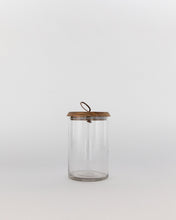 Load image into Gallery viewer, Leather Pull Lidded Jars
