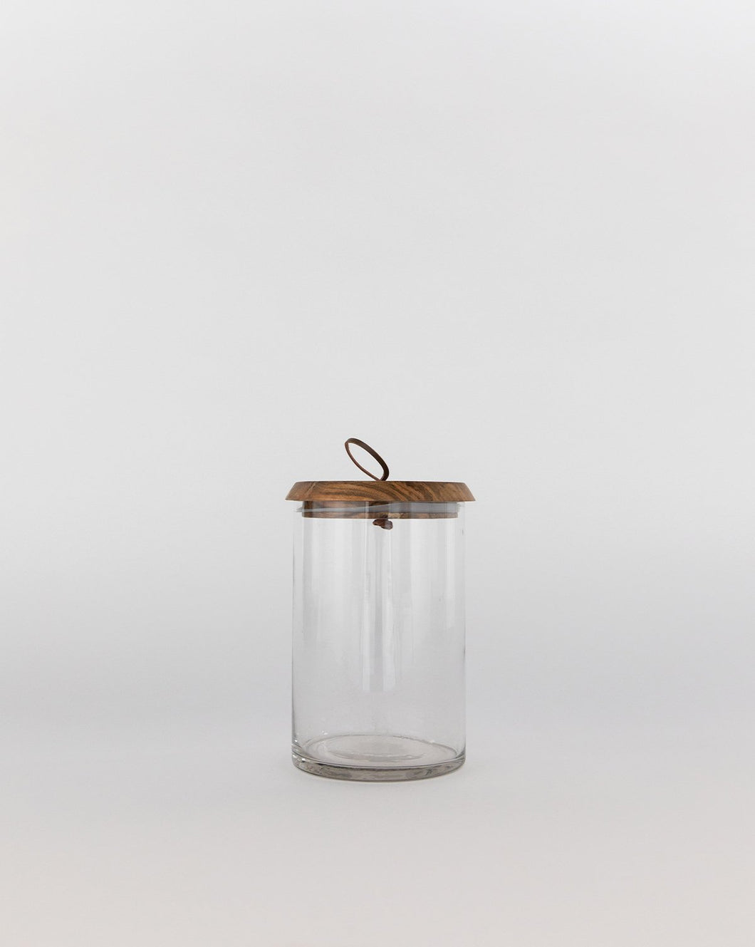 Leather Pull Lidded Jars