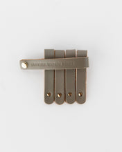 Load image into Gallery viewer, Leather &amp; Brass Napkin Rings (Set of 4)
