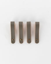 Load image into Gallery viewer, Leather &amp; Brass Napkin Rings (Set of 4)
