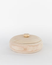 Load image into Gallery viewer, Lidded Natural Wood Container
