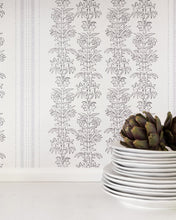 Load image into Gallery viewer, Demi Floral Stripe Wallpaper
